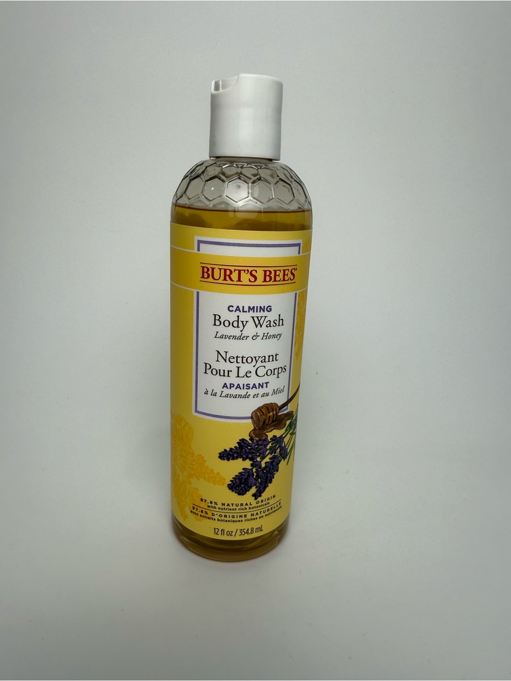 Burt’s Bees Calming Body Wash Lavender & Honey 12oz NEW